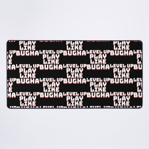 Item preview, level up play like bugha typography   designed and sold by Woolyoubmine.