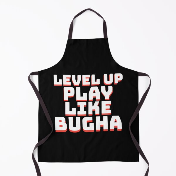 Item preview, level up play like bugha typography   designed and sold by Woolyoubmine.