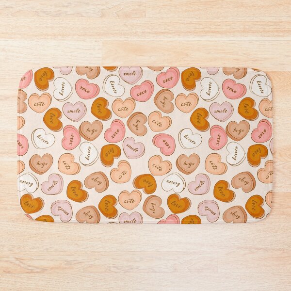 Item preview, Cute heart - romantic boho style print designed and sold by RSDigitalPrintDesign.