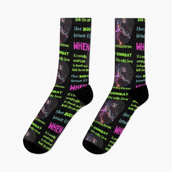 Item preview, I love body combat because it's the only time when it's socially acceptable to punch and kick the air like a crazy person designed and sold by Cute-Jory-Store.