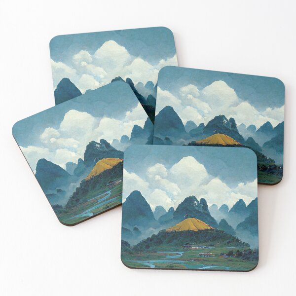 Item preview, Mountain Village designed and sold by Water Bear Design.