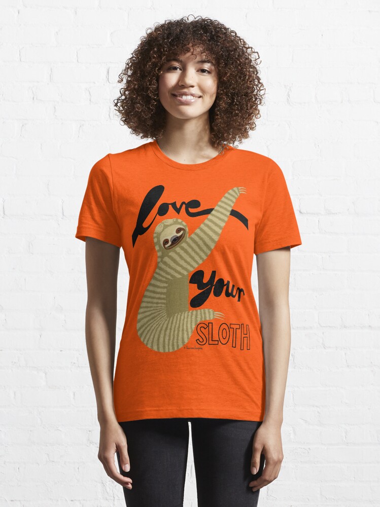Alternate view of Love your sloth Essential T-Shirt