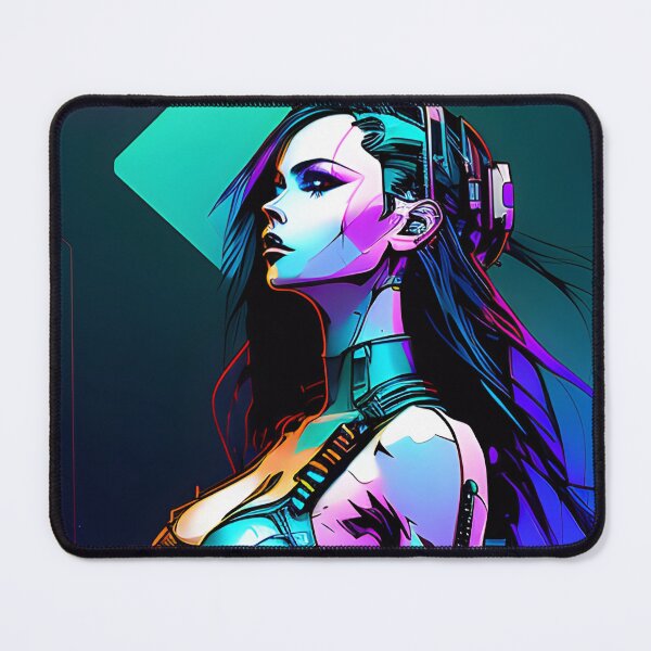 Item preview, Cyberpunk Portrait designed and sold by LonelyFootpad.
