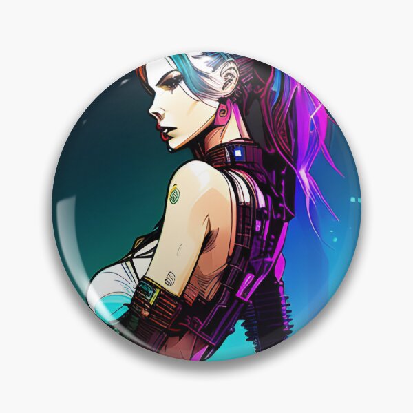 Item preview, Cyberpunk Portrait designed and sold by LonelyFootpad.