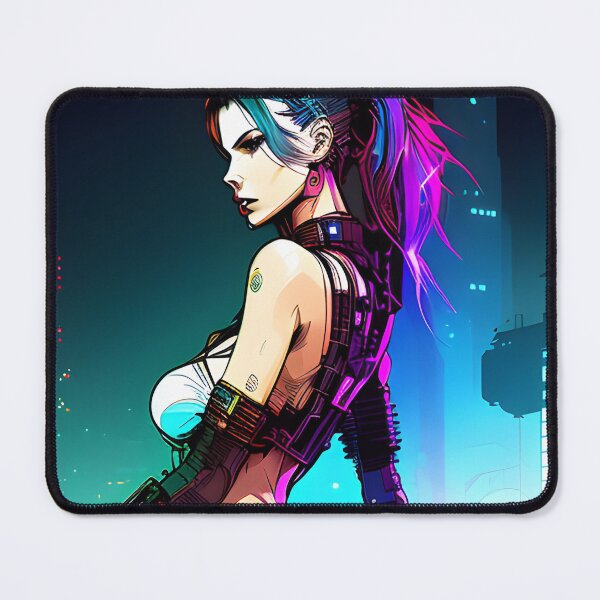 Item preview, Cyberpunk Portrait designed and sold by LonelyFootpad.