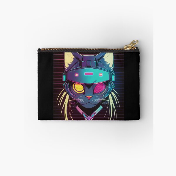 Item preview, Cyberpunk cat - Hacker | "Cybercat Chronicles" collection designed and sold by RESToRAPTOR.