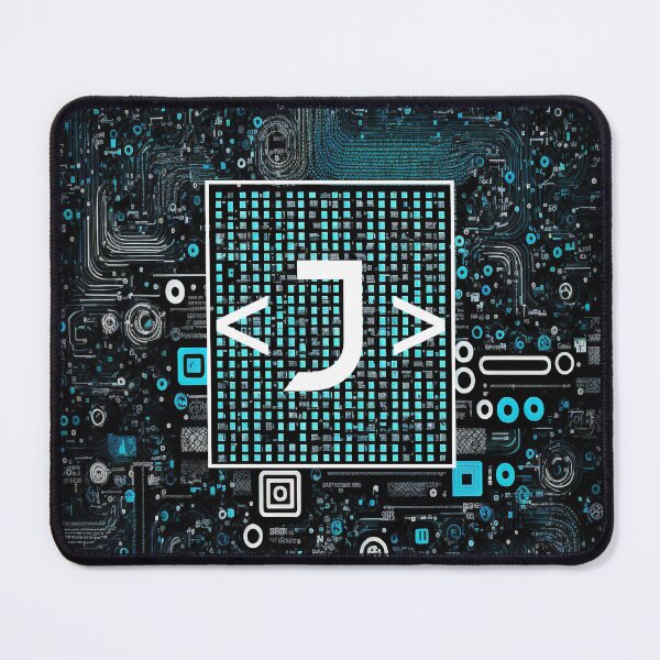 Item preview, Ai - Technology - Coding Monogram - Letter J designed and sold by Neuroma Design.