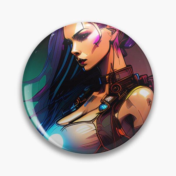 Item preview, Cyberpunk Portrait designed and sold by LonelyFootpad.