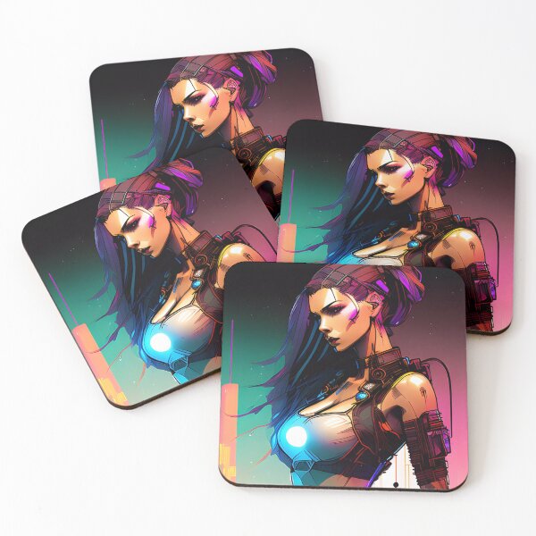 Item preview, Cyberpunk Portrait designed and sold by LonelyFootpad.
