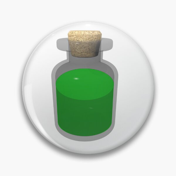 Item preview, Green potion bottle designed and sold by slyfo.