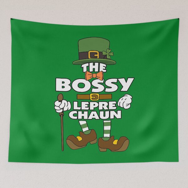 Artikelvorschau, The Bossy Leprechaun St Patrick's Day Celebration Matching Outfits Group Attire entworfen und verkauft von onicon.