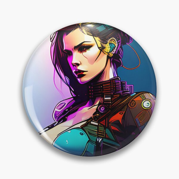 Item preview, Cyberpunk Portrait designed and sold by LonelyFootpad.