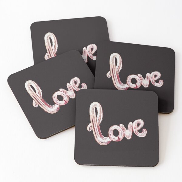Item preview, Love Rose Gold Balloon Letters designed and sold by KayleeRoseArt.