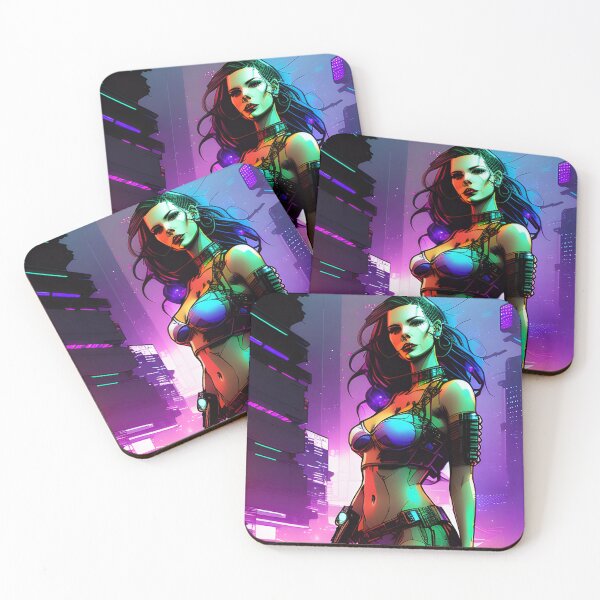 Item preview, Cyberpunk Portrait designed and sold by LonelyFootpad.