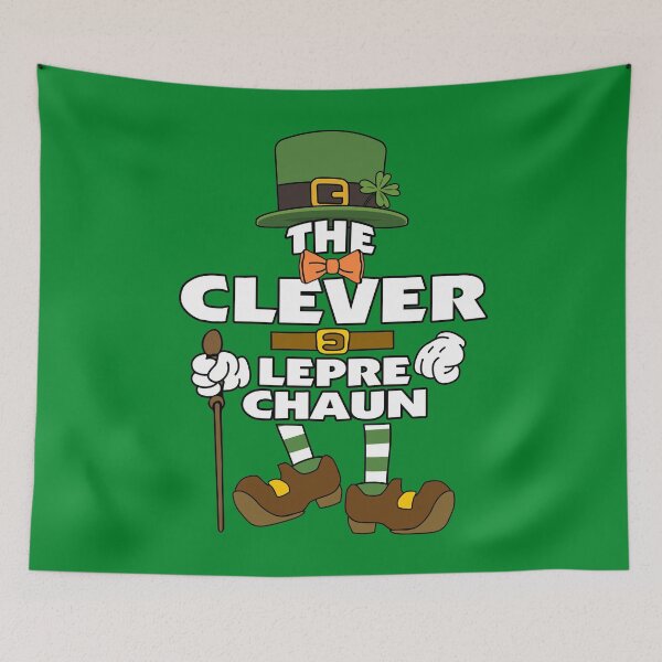 Aperçu de l'œuvre The Clever Leprechaun St Patrick's Day Celebration Matching Outfits Group Attire créée et vendue par onicon.