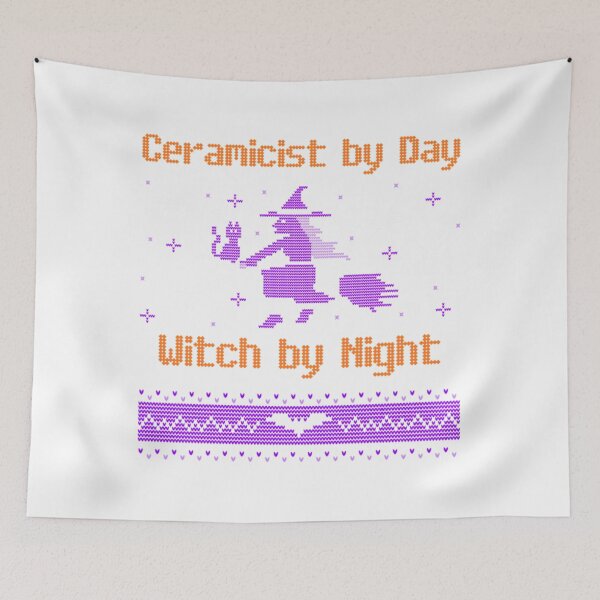 Item preview, Ceramicist by Day Witch by Night Pottery Halloween   designed and sold by starthingsmis17.
