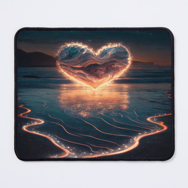Item preview, Bioluminescent Heart of Flames designed and sold by Solace Sparkles.