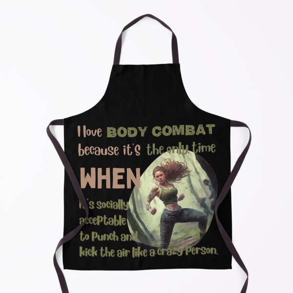 Item preview, I love body combat because it's the only time when it's socially acceptable to punch and kick the air like a crazy person designed and sold by Cute-Jory-Store.