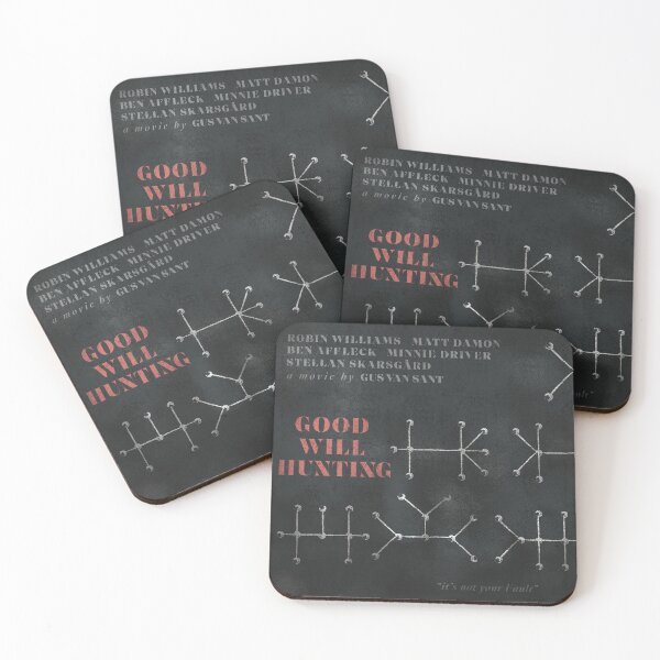 Item preview, Good Will Hunting, Robin Williams, Matt Damon, Ben Affleck, Genio Ribelle, genio de las matemáticas, películas de Harvard designed and sold by Spallutos.