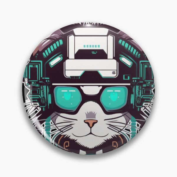 Item preview, Cyberpunk cat - Scavenger | "Cybercat Chronicles" collection designed and sold by RESToRAPTOR.