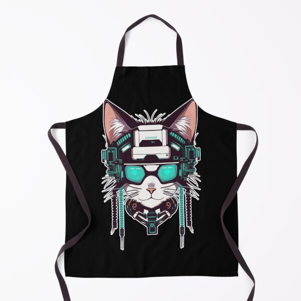 Item preview, Cyberpunk cat - Scavenger | "Cybercat Chronicles" collection designed and sold by RESToRAPTOR.