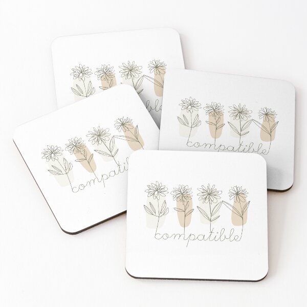 Item preview, Compatible hand drawn flowers, inspirational meanings designed and sold by Targeted Inspire.