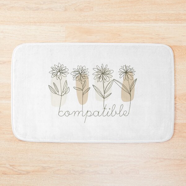 Item preview, Compatible hand drawn flowers, inspirational meanings designed and sold by Targeted Inspire.