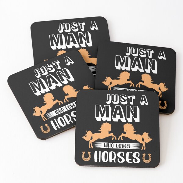 Item preview, Copy of Just A Man Who Loves Horses designed and sold by beefrancky.