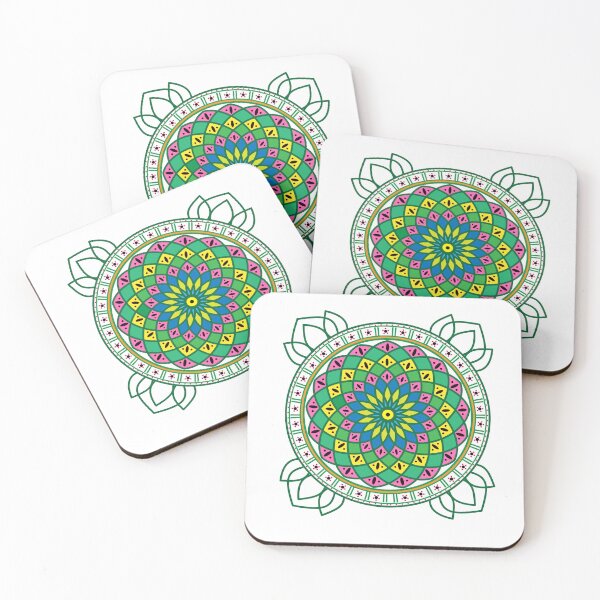 Item preview, tunisian motifs with random colours designed and sold by MasBlangkon-Art.