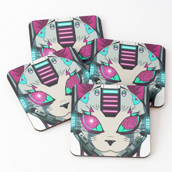 Item preview, Cyberpunk cat - Thief | "Cybercat Chronicles" collection designed and sold by RESToRAPTOR.