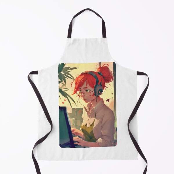 Item preview, Redhead Anime Programmer designed and sold by SMCLN.