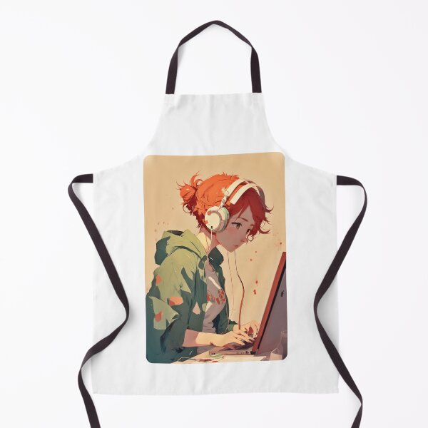 Item preview, Redhead Anime Programming Girl designed and sold by SMCLN.