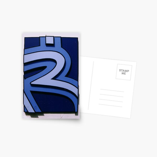 Blue One Postcard