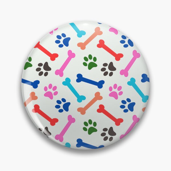 Item preview, Colorful Bones And Paws Pattern designed and sold by SeemDev786.