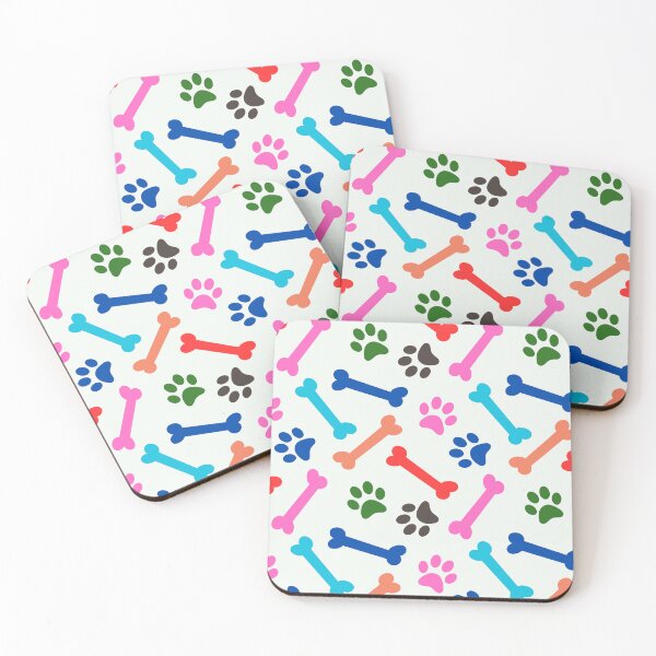 Item preview, Colorful Bones And Paws Pattern designed and sold by SeemDev786.