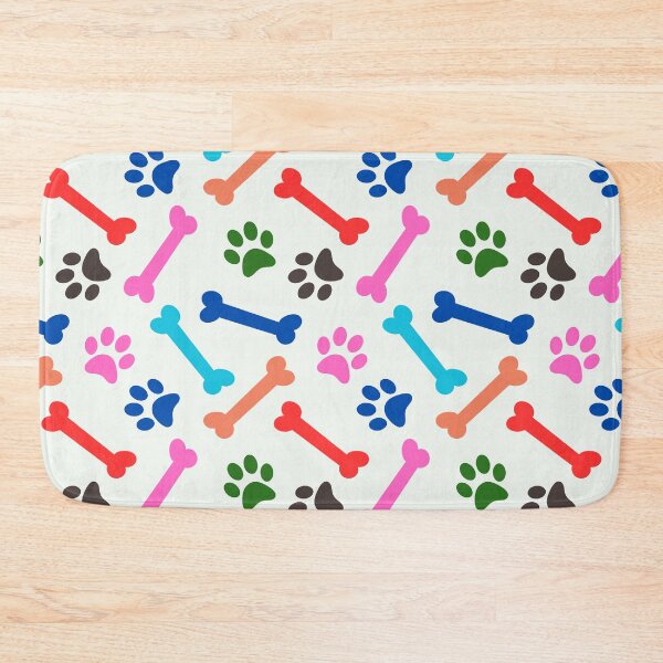Item preview, Colorful Bones And Paws Pattern designed and sold by SeemDev786.