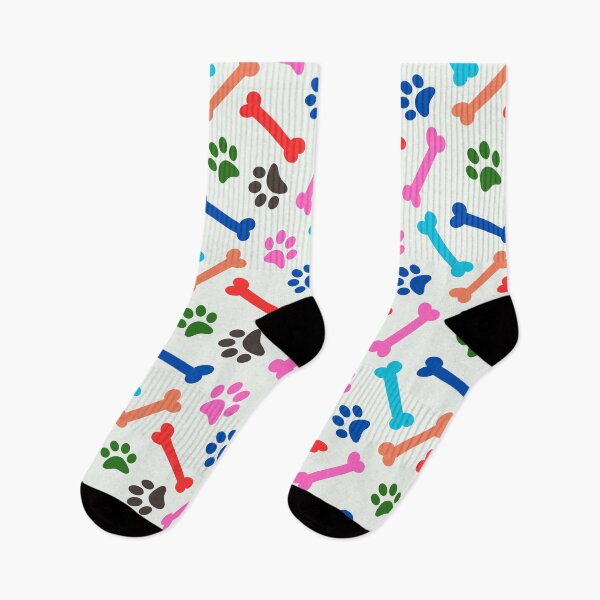 Item preview, Colorful Bones And Paws Pattern designed and sold by SeemDev786.