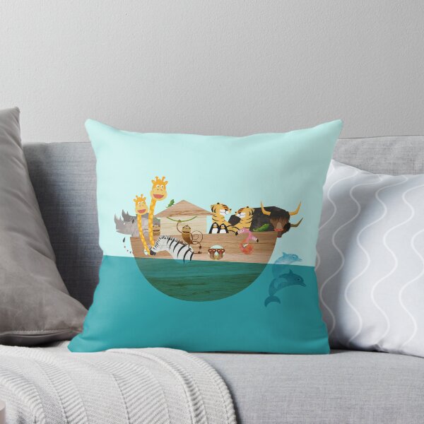 Item preview, Kids Room Illustration Noah’s Ark - All animals aboard designed and sold by Pia Kolle.