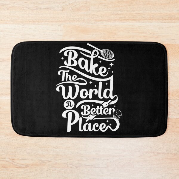 Item preview, You Bake The World A Better Place Mom - Typography design designed and sold by limos.
