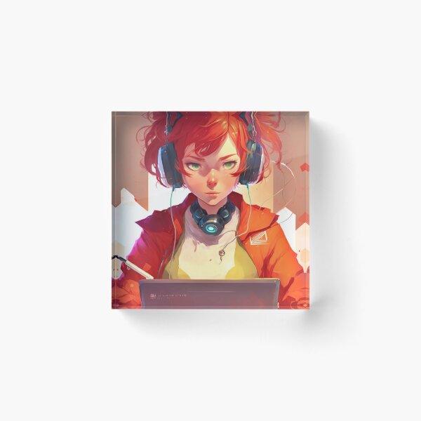 Item preview, Redhead Anime Programming Girl V 1.05 designed and sold by SMCLN.