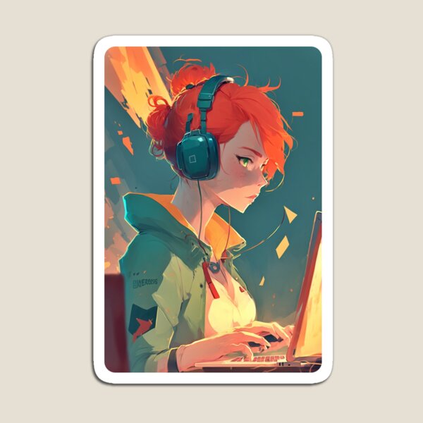 Item preview, Redhead Anime Programming Girl V 1.07 designed and sold by SMCLN.