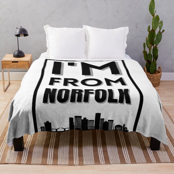 Item preview, I'm from Norfolk | Bold city contour | Text design designed and sold by egilsee.