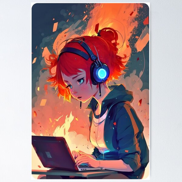 Item preview, Redhead Anime Programming Girl V 1.08 designed and sold by SMCLN.