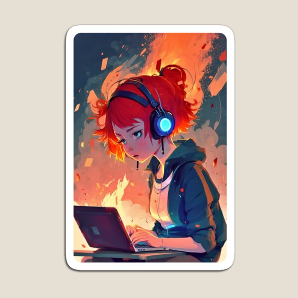 Item preview, Redhead Anime Programming Girl V 1.08 designed and sold by SMCLN.