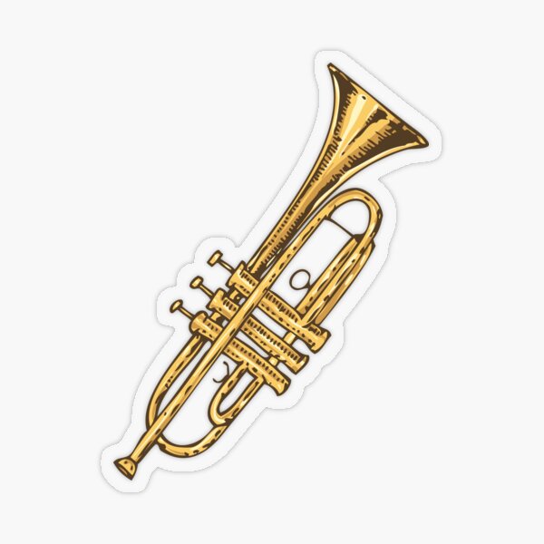 Announcement Trumpet Sticker by music-element for iOS & Android