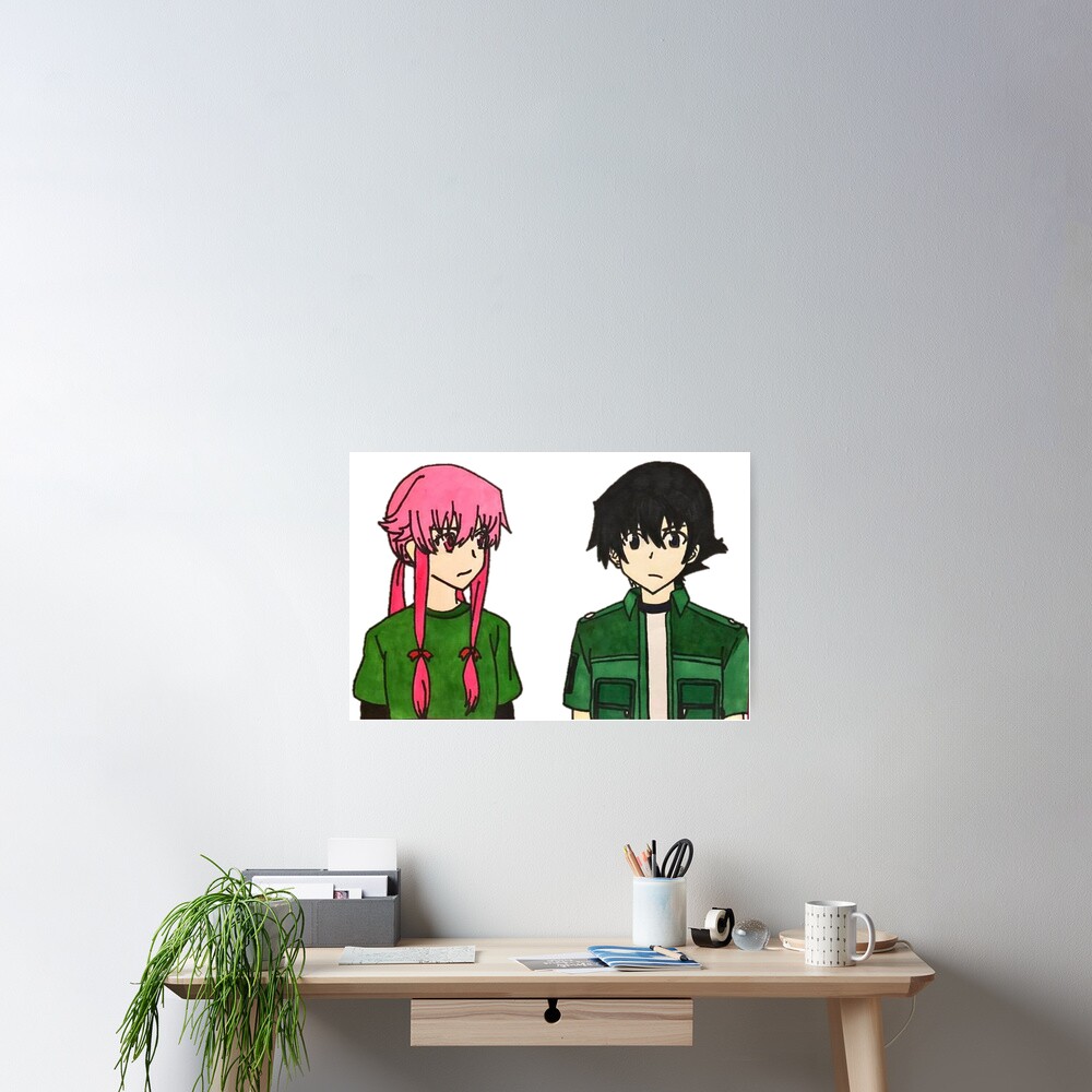 Yukki and Yuno - Mirai Nikki | Poster