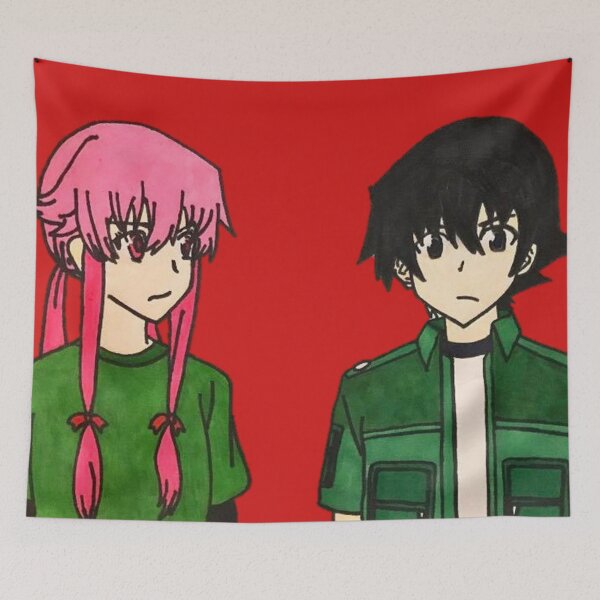 Item preview, Yukki and Yuno - Mirai Nikki designed and sold by Jay Ackerman.