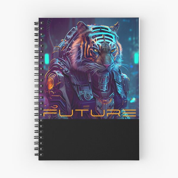 Item preview, Cyberpunk Android Tiger from the Dystopian Future  designed and sold by KOTOdesign.