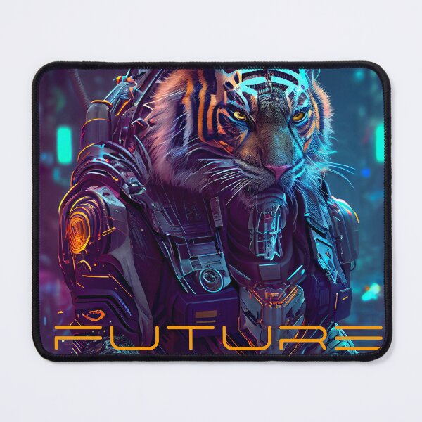 Item preview, Cyberpunk Android Tiger from the Dystopian Future  designed and sold by KOTOdesign.