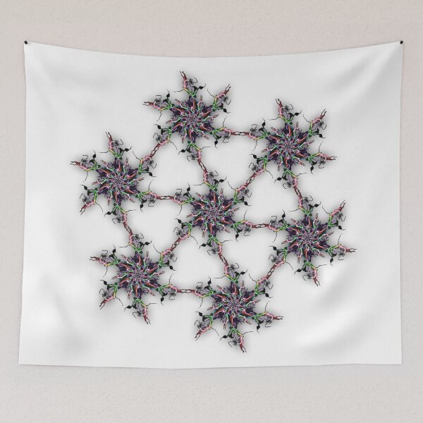 Item preview, colorfull psychedelic geometric shape   designed and sold by TrippyNature.